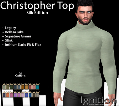 Second Life Marketplace - Ignition Christopher Top Silk